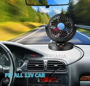 Photo - Single 12v Car Dashboard Fan
