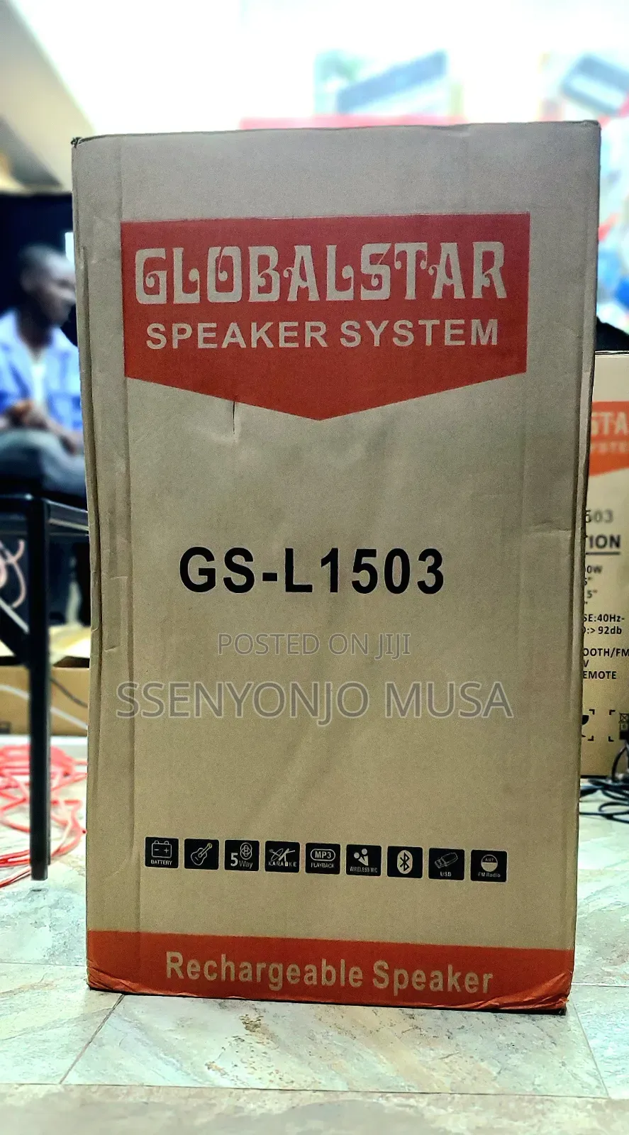 Globalstar Gs-L1503 Speaker System - 200w, 15" Woofer, Bt