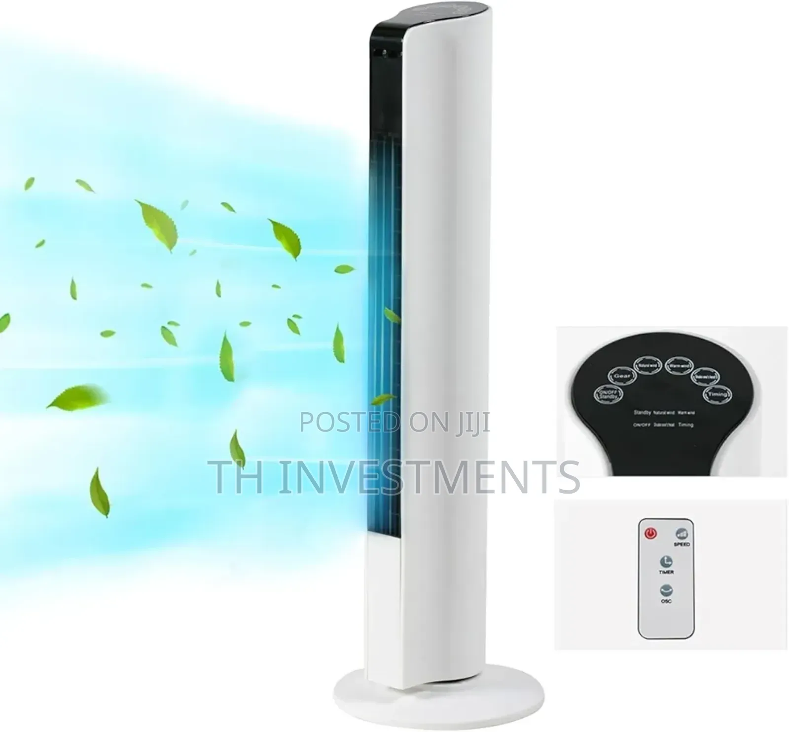 Tower Fan Cooling and Heating Dual-Purpose Negative Ion Air