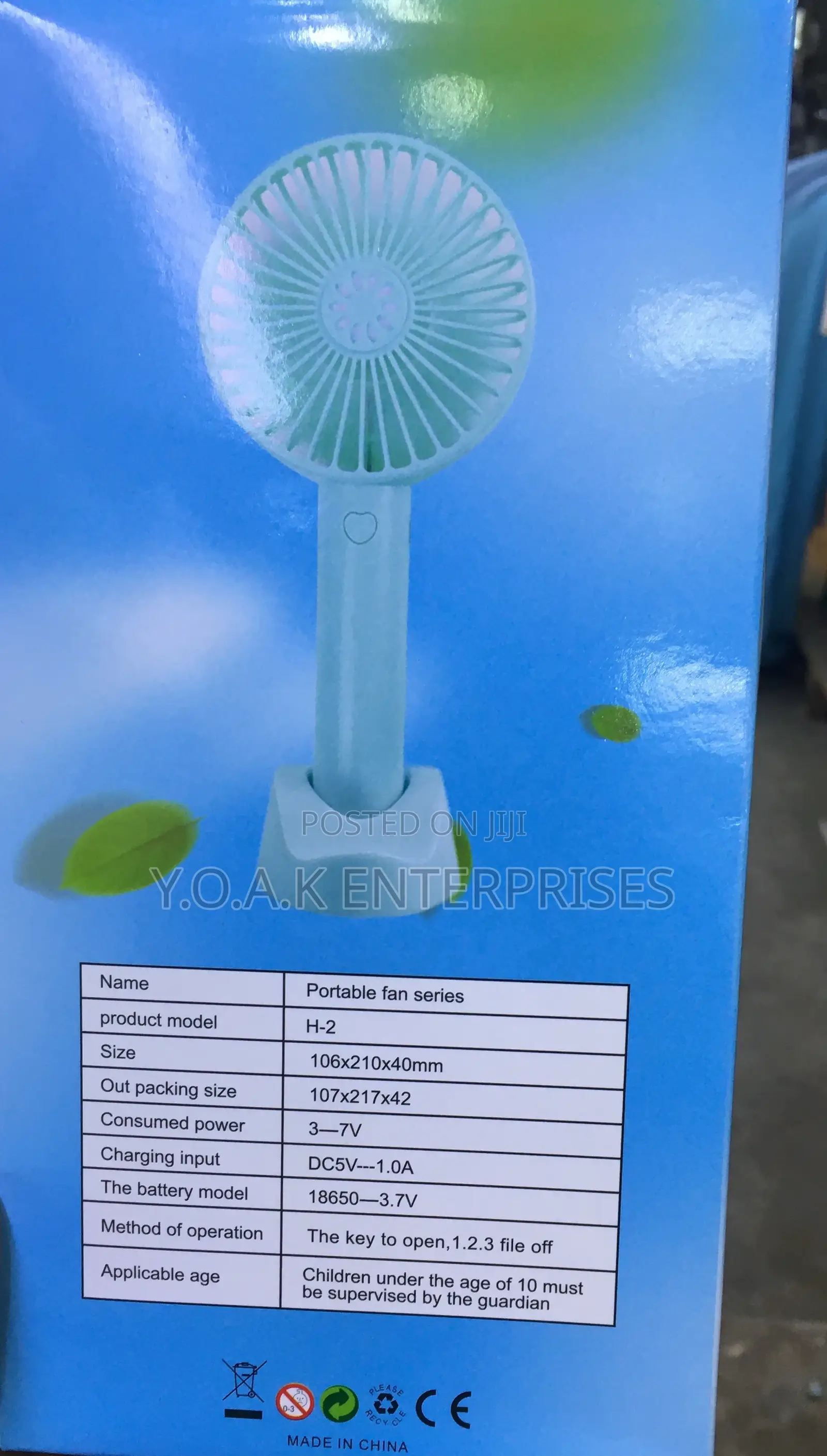 Rechargeable Portable Fans