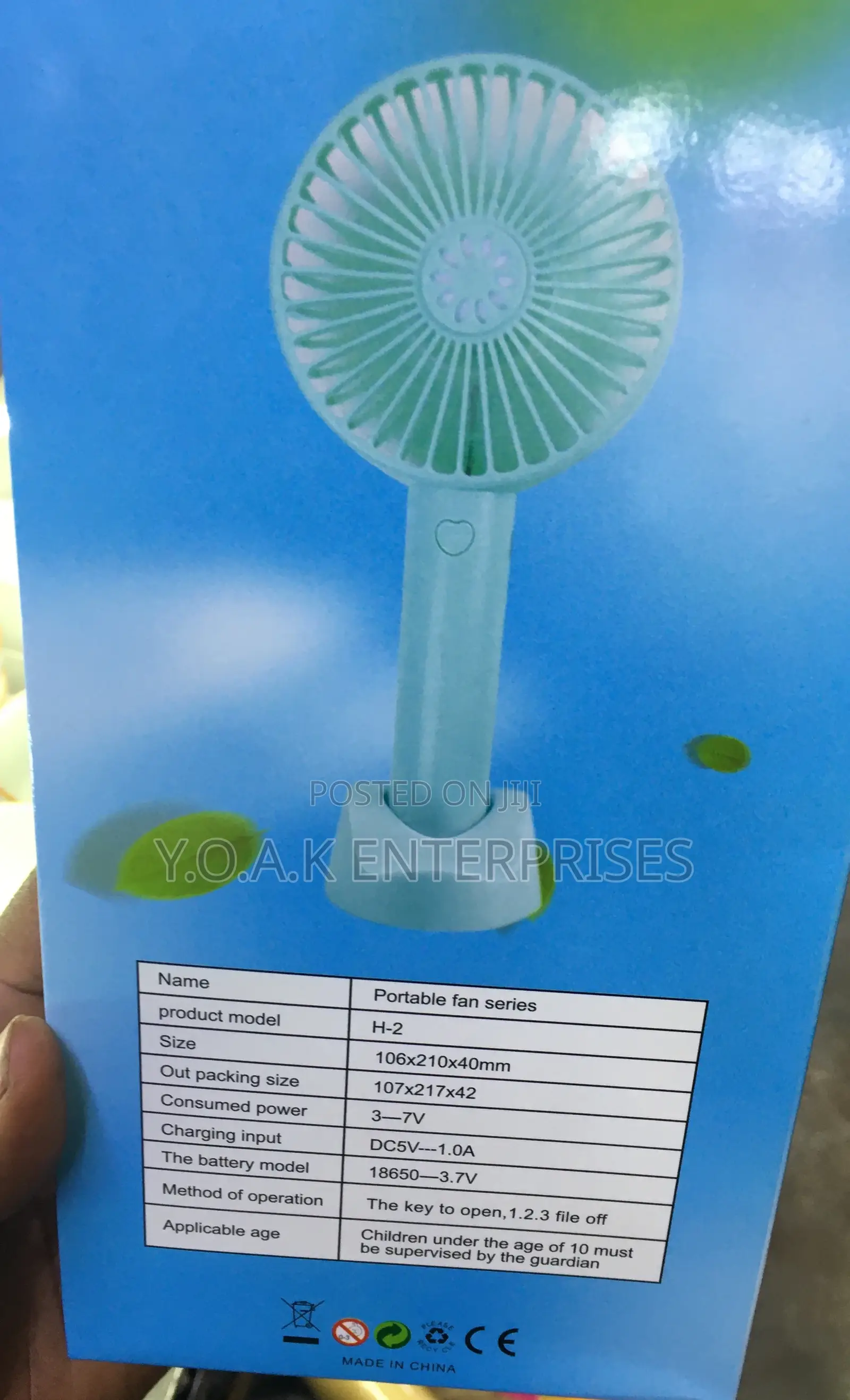 Rechargeable Portable Fans