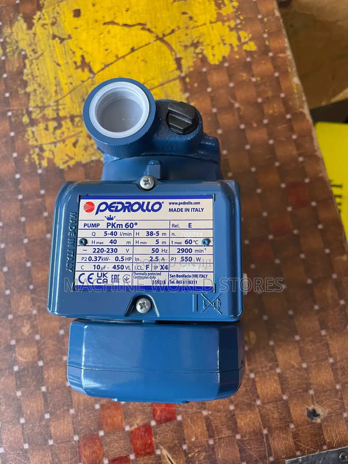 Pedrollo Surface Water Pump 40m 0.5hp