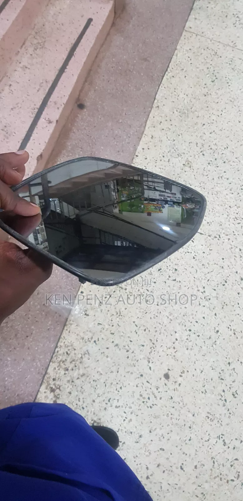 Sidemirror Plate for Landcruiser Tx Ordinary