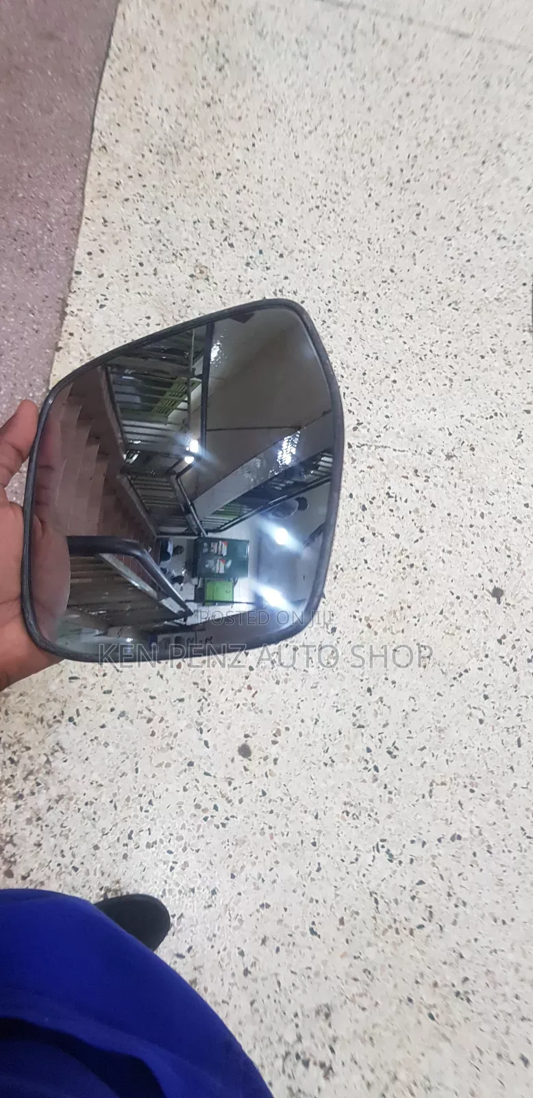 Sidemirror Plate for Landcruiser Tx Ordinary