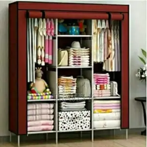Portable 3 Collum Wardrobe
