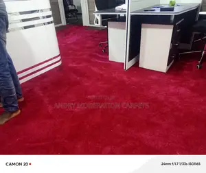 Maroon Executive Soft Galaxy Carpet