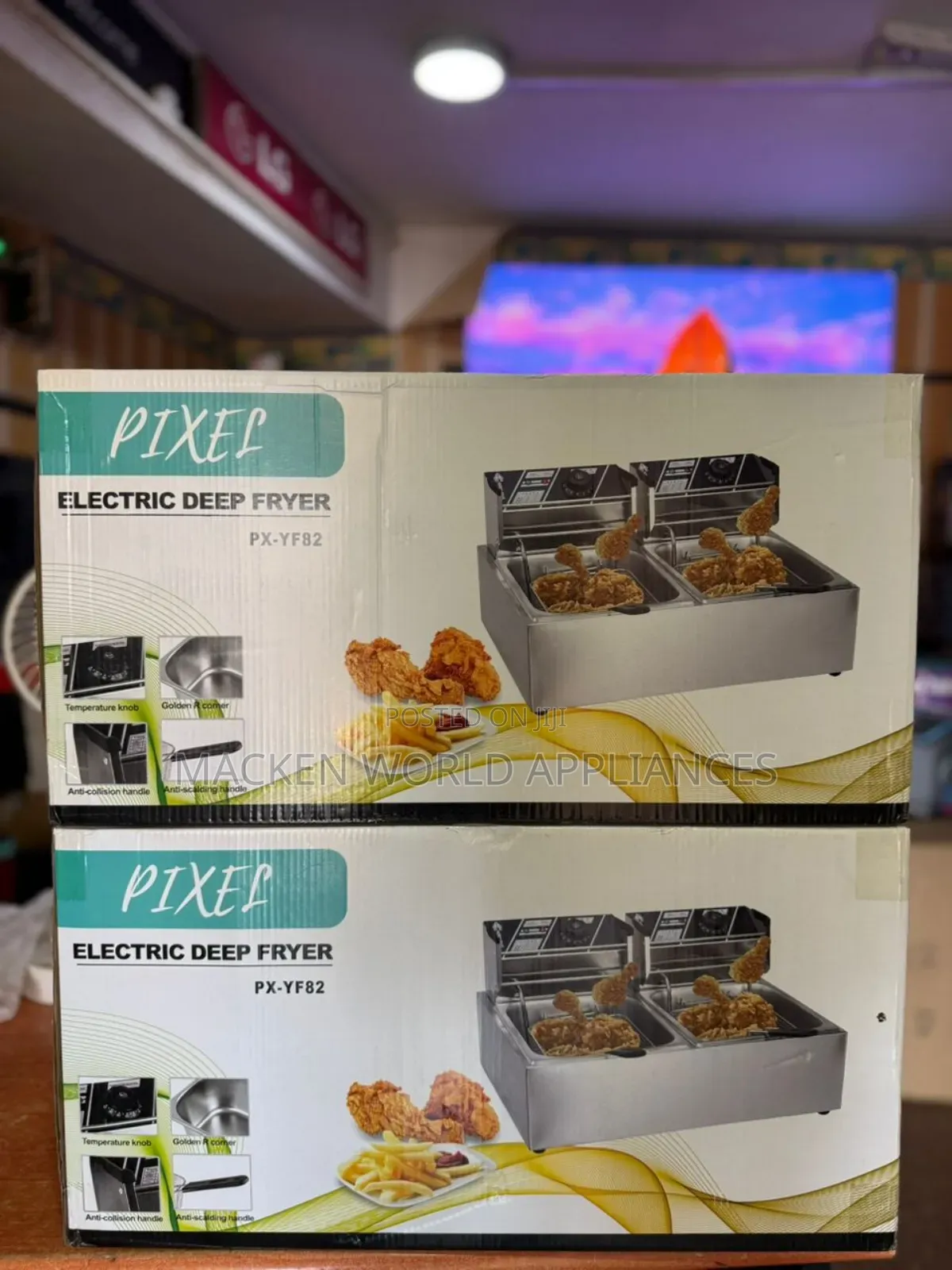Pixel Double Deep Fryer 12 Litres