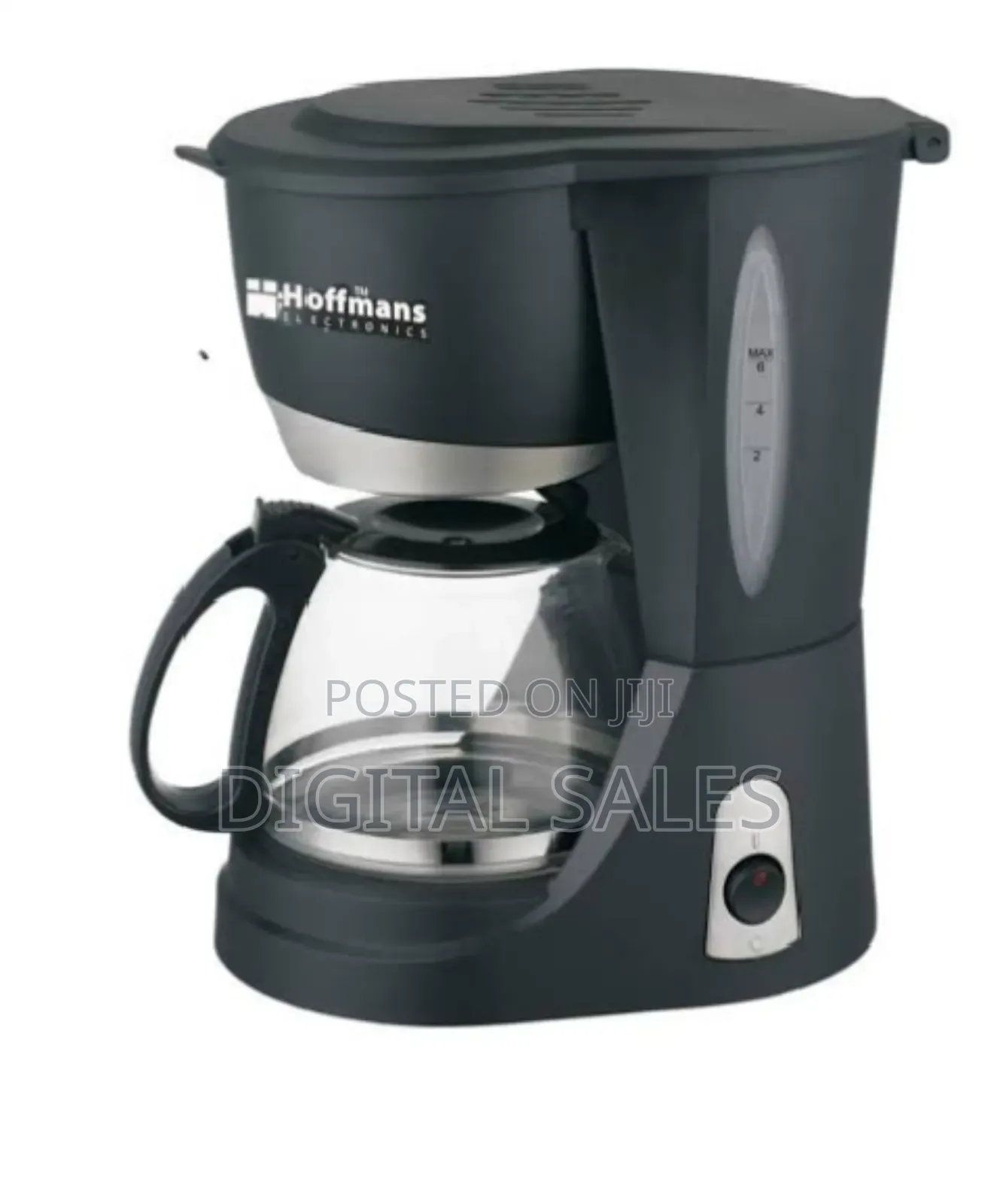 Hoffmans Coffee Makerblack,Silver