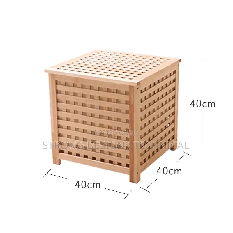 Grid Bedside Table / Nightstand Storage Box / Side Table