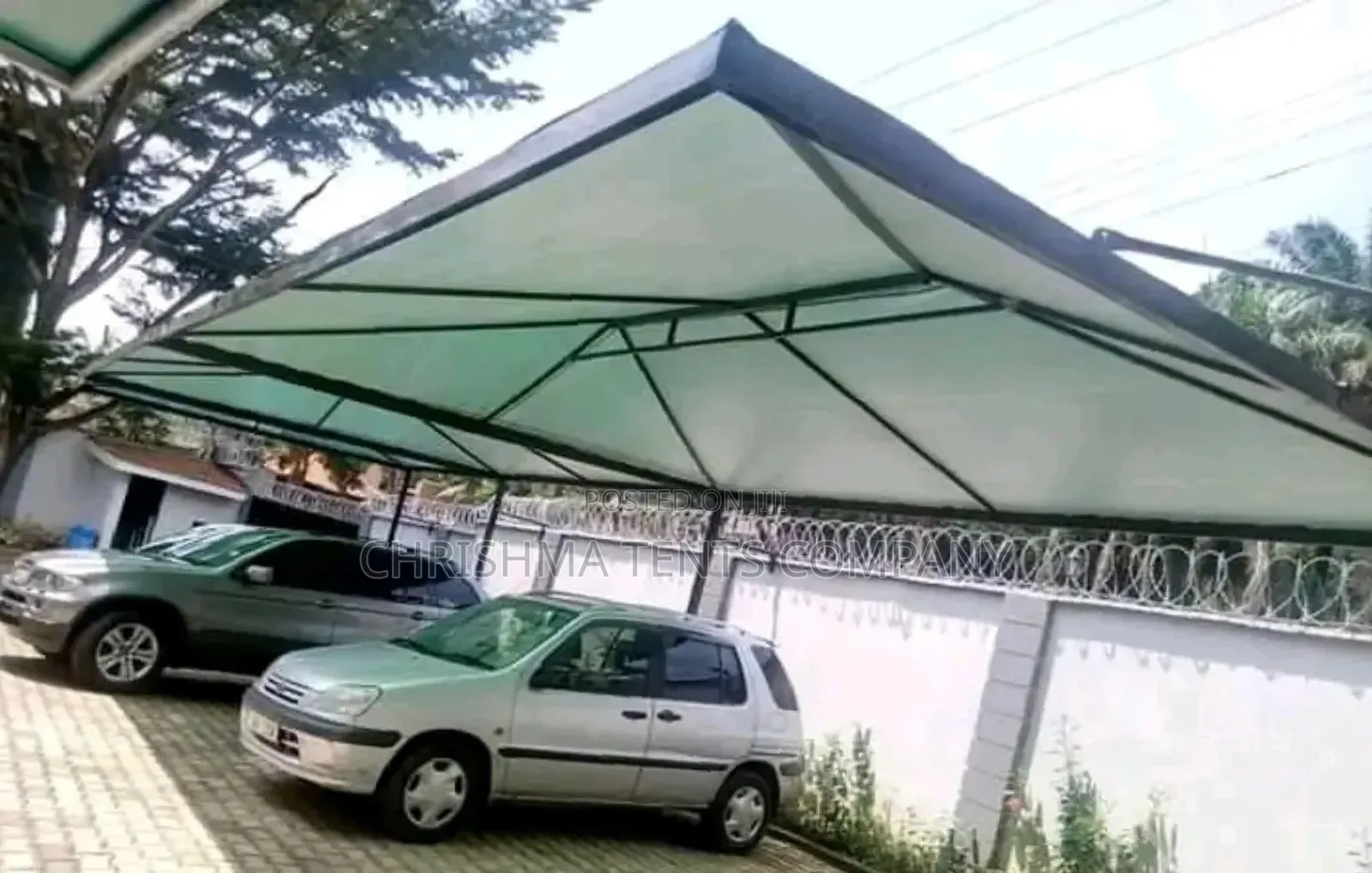 Car Shade Canopy 5x12mtrs for 4 Cars