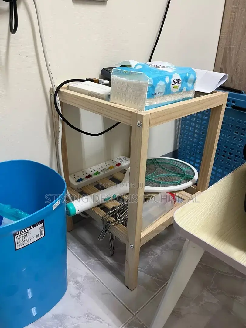 Glass Top Wooden Side Table/Bedside/ Night Stand/ Sofa Table
