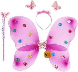 3 In1 Enchanted Pink Butterfly Costume Set