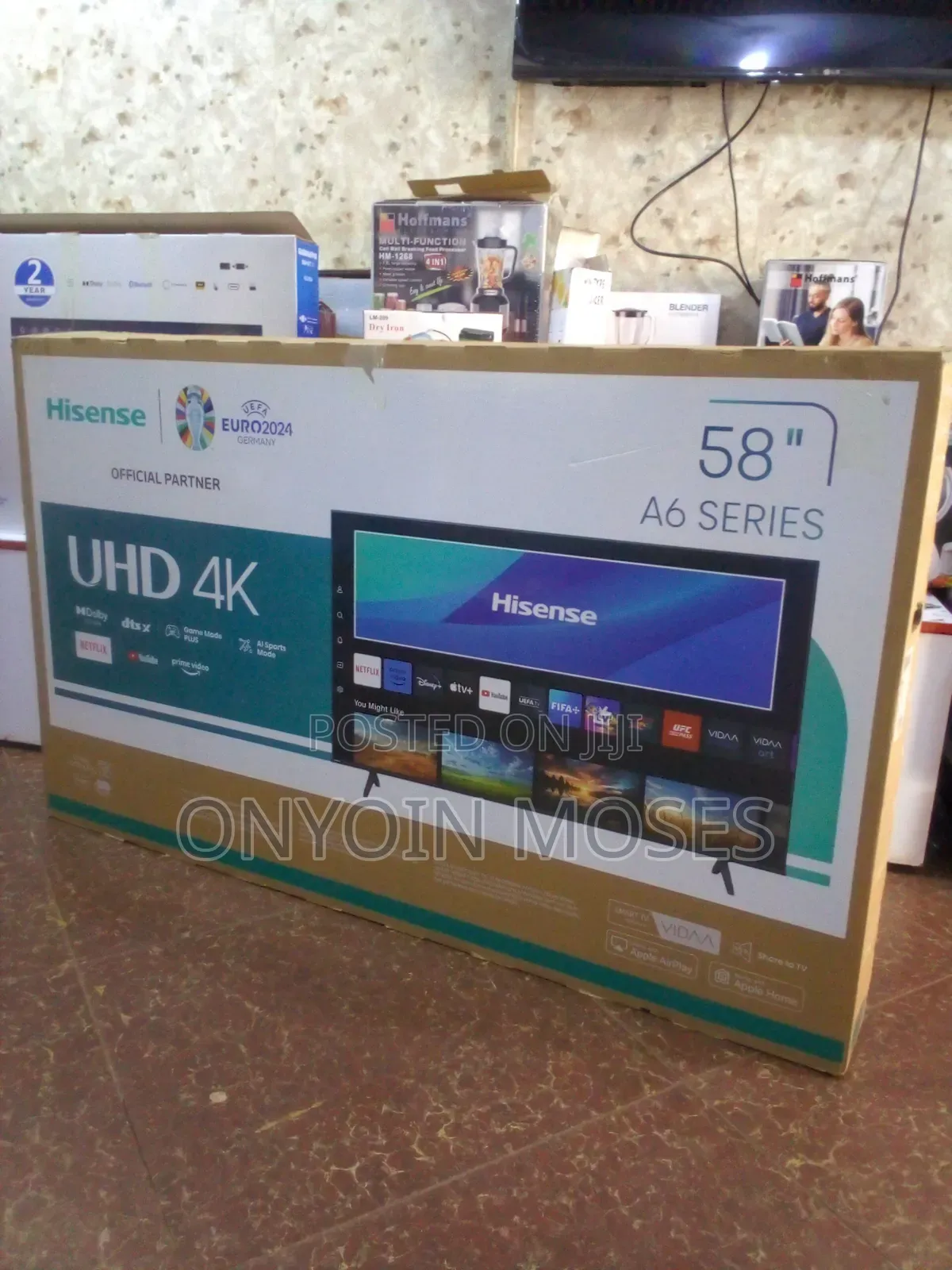 New 58 Inches Hisense Uhd Smart Tv