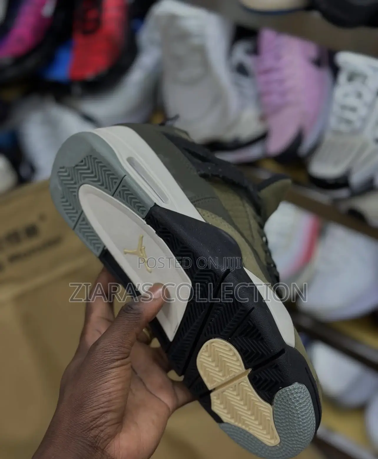 Air Jordan 4 Retro Se Craft Olive Men’S Sneakers