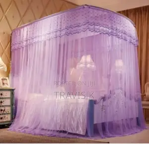 Adjustable 2 Stand Mosquito Net-Purple
