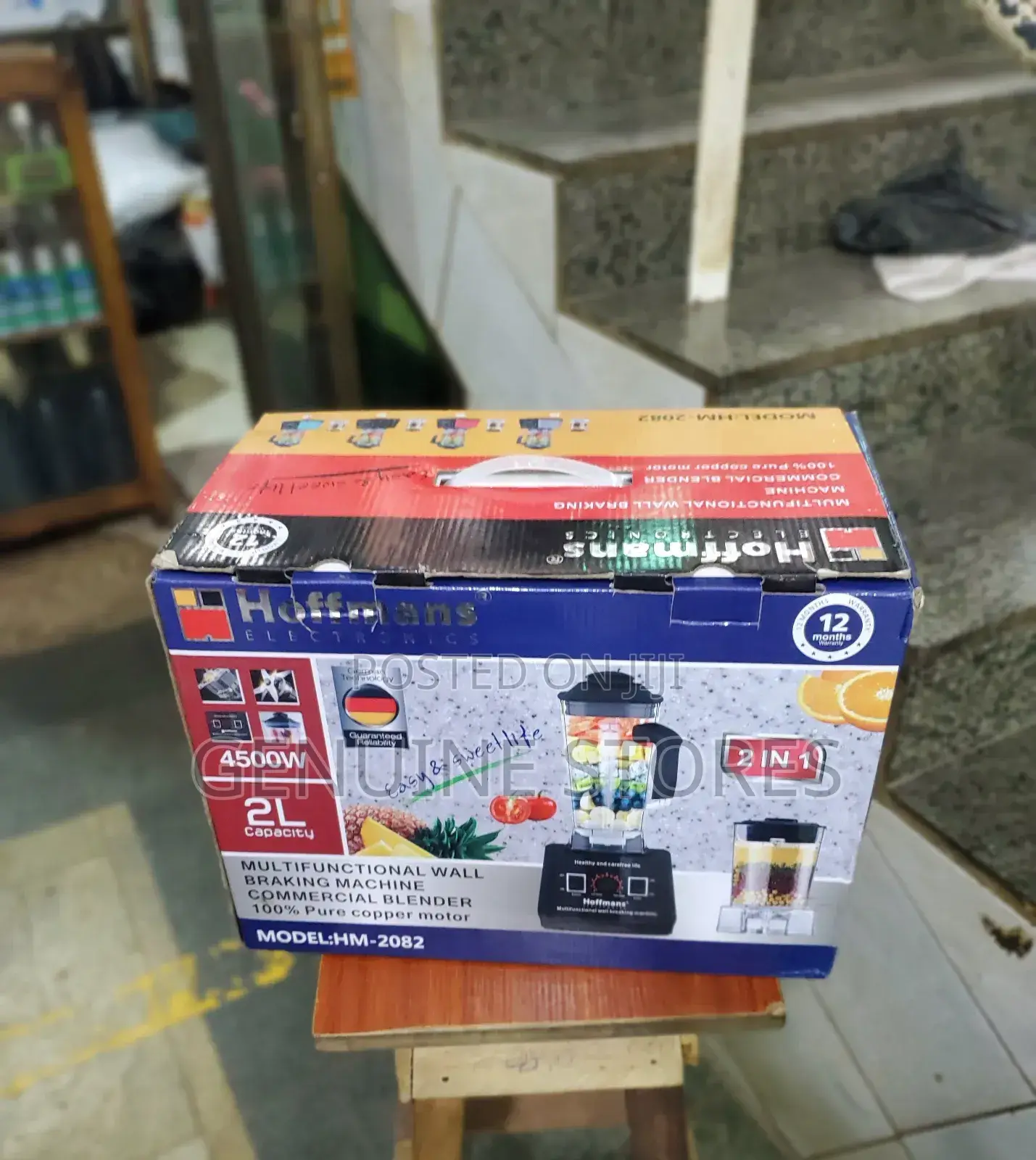 Hoffmans Commercial Blender 2 In1