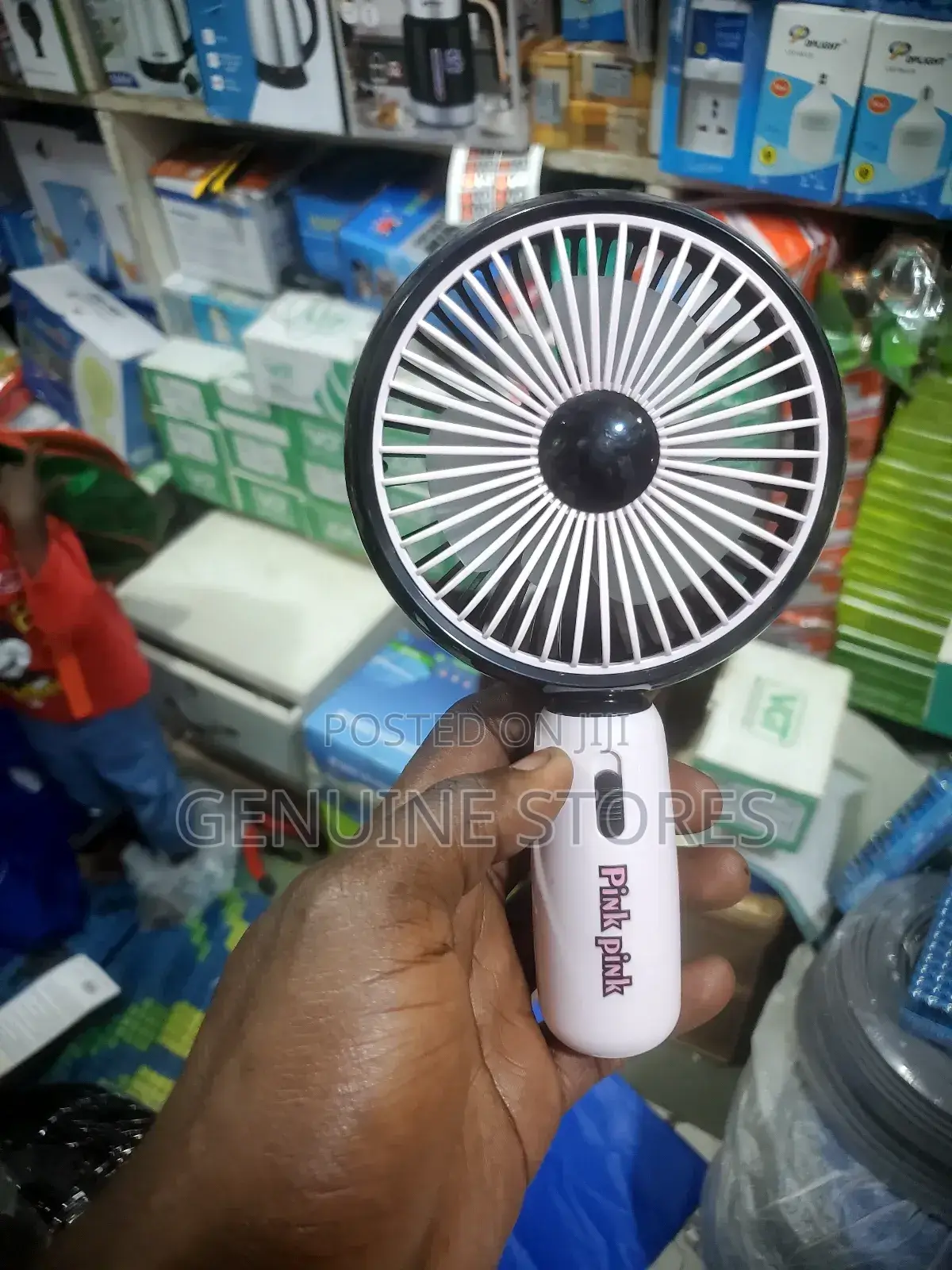 Portable Recharegeble Hand Fan / Big Size