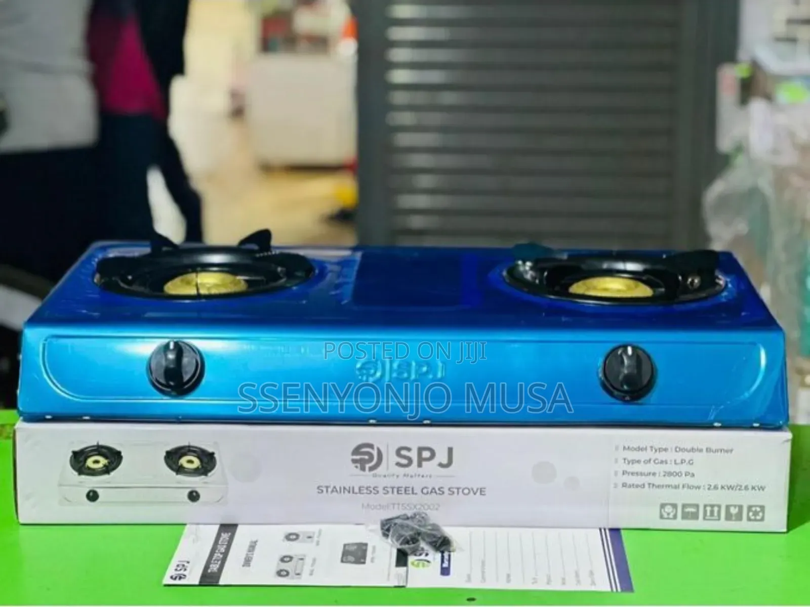 SPJ Stainless Steel Gas Stove - Mon Tape Doutine Burner
