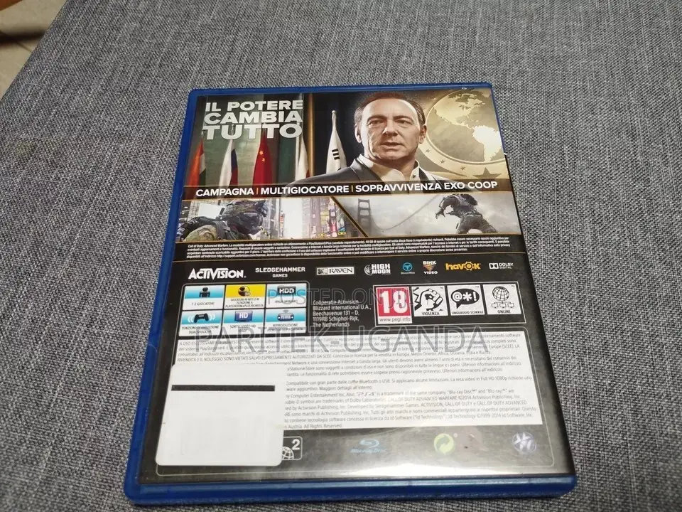 Ps4 Video Game Call of Duty Advanced Warfare Playstation 4