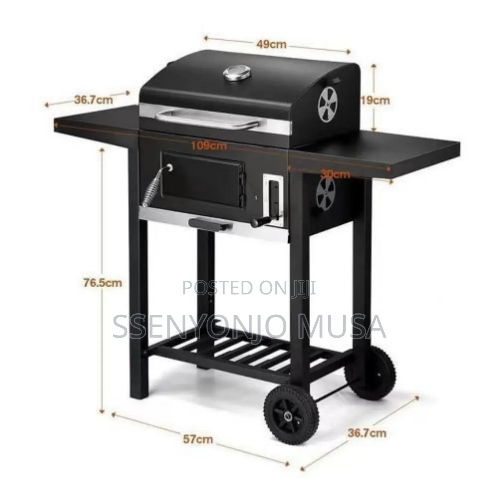 Charcoal Grill Bbq Smoker - Perfect For Picnic, Camping-