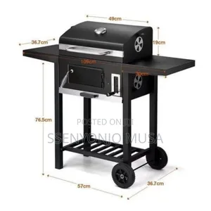Charcoal Grill Bbq Smoker - Perfect For Picnic, Camping-
