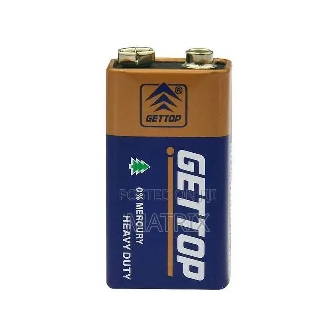 Gettop a Box With 10pcs 9v Gettop Batteries