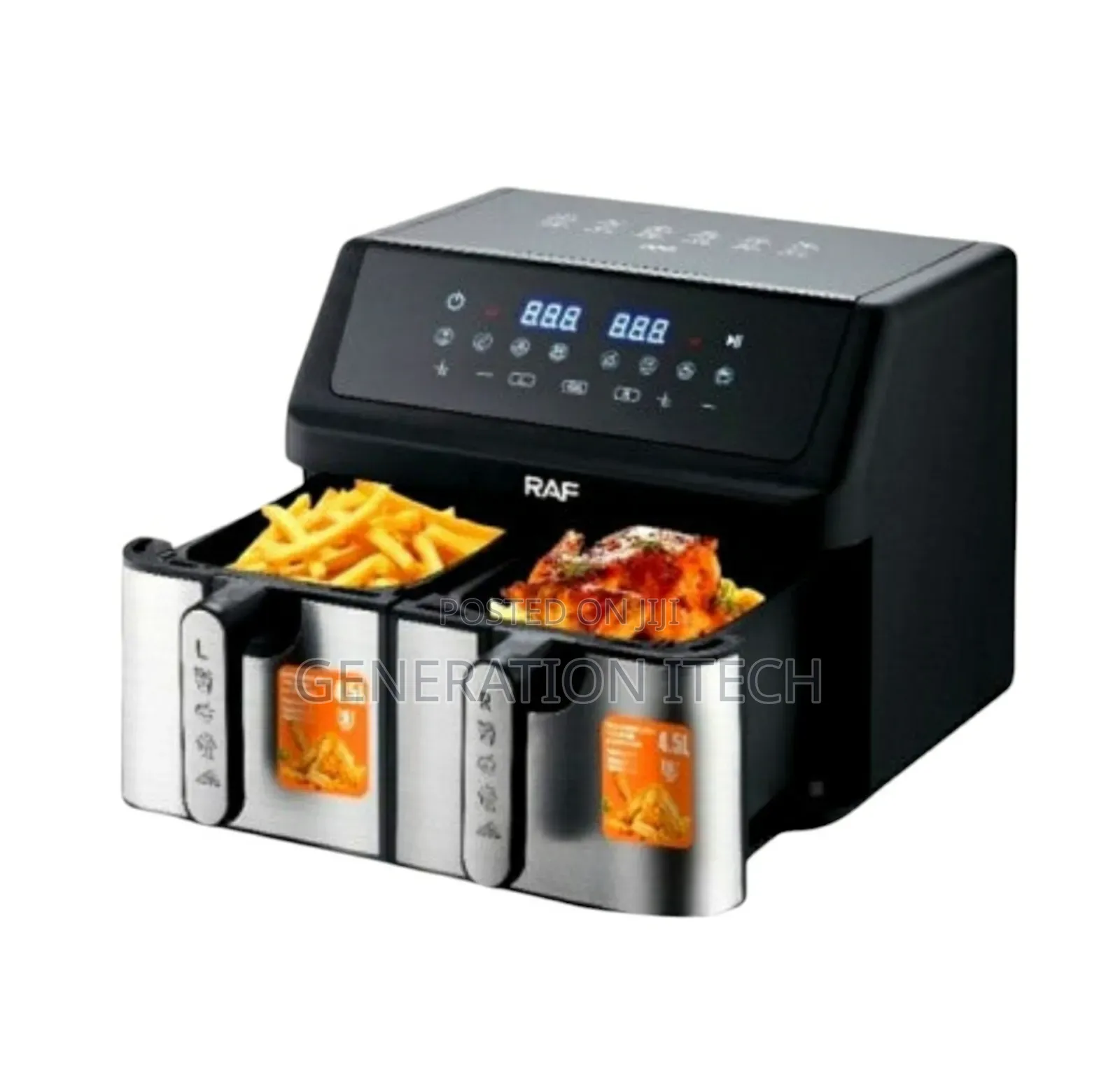 Dual Chamber Air Fryer -9 Litres- Raf