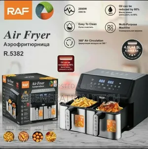 Dual Chamber Air Fryer -9 Litres- Raf