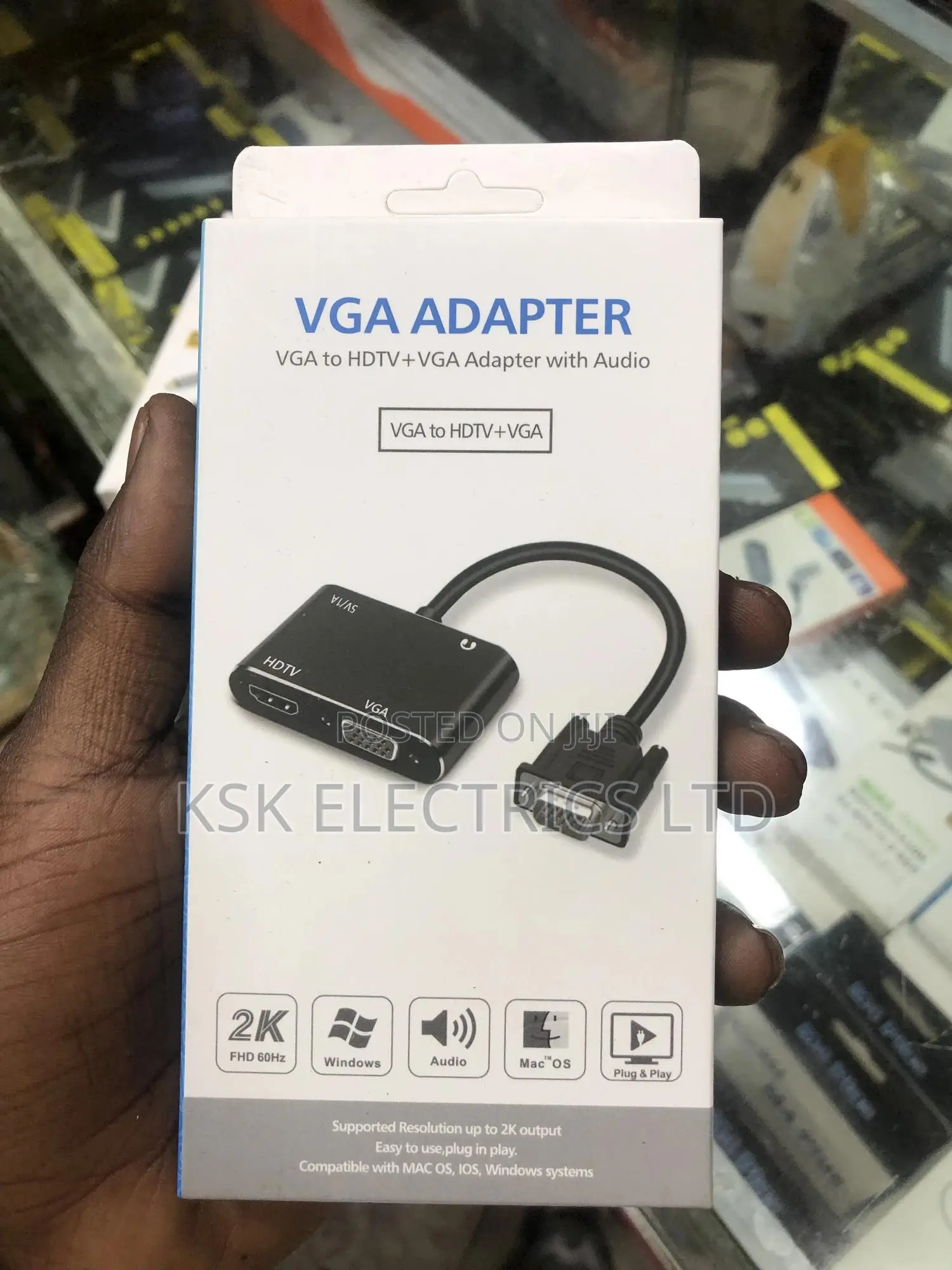 Vga to HDTV +Vga Adapter With Audio