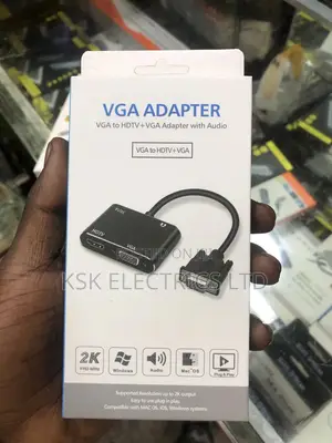 Photo - Vga to HDTV +Vga Adapter With Audio