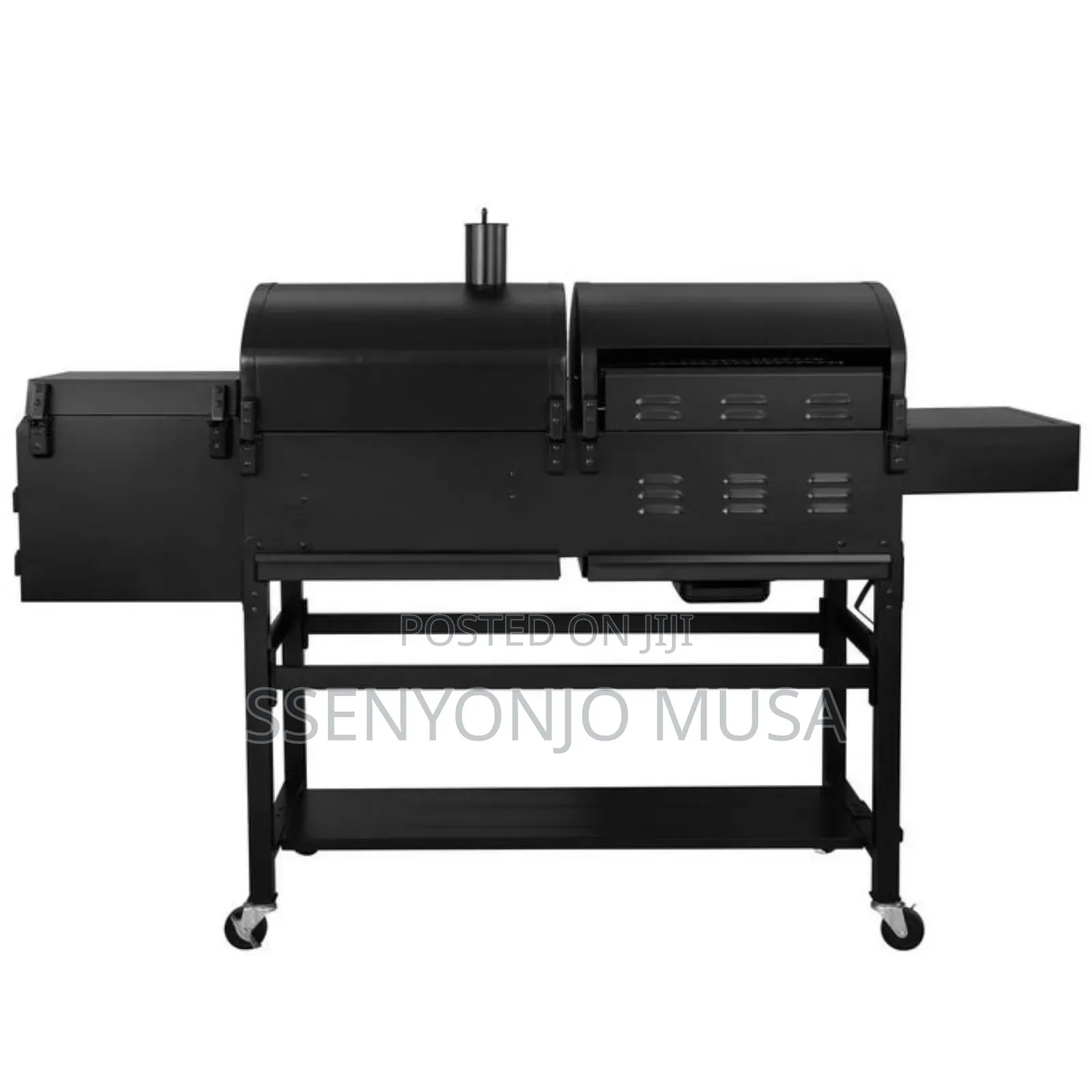 Hollow 2-in-1 Charcoal and Gas BBQ Grill Combo - Barbecue -