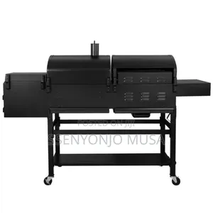Hollow 2-in-1 Charcoal and Gas BBQ Grill Combo - Barbecue -