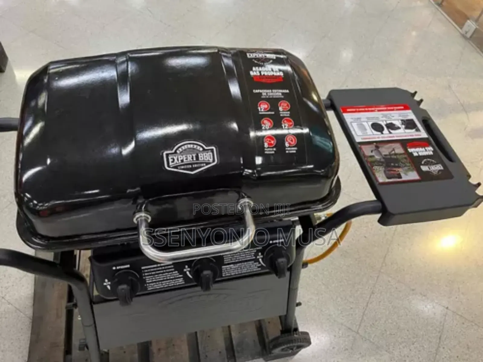 3 Burner Propane Gas Grill - BBQ Grill for Outdoor Cooking