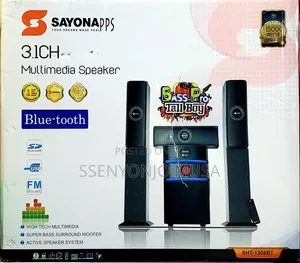 Sayona SHT-1308bt 3.1ch Multimedia Speaker -15000w Pmpo, Bt