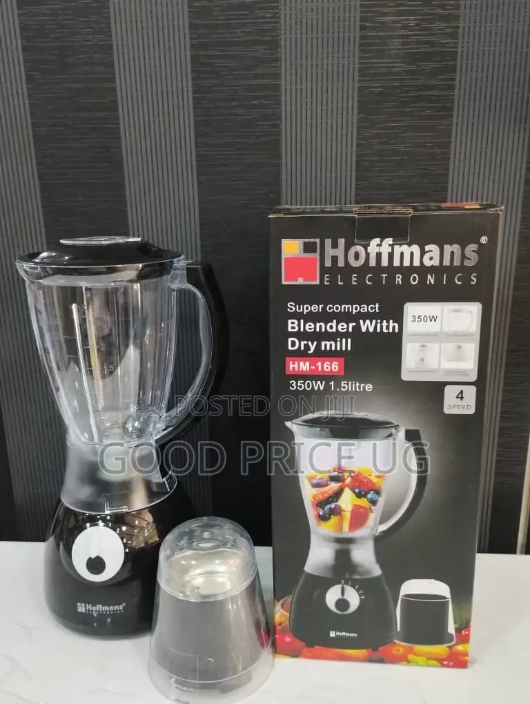 Hoffmans Electronics Super Compact Blender With Dry Mill