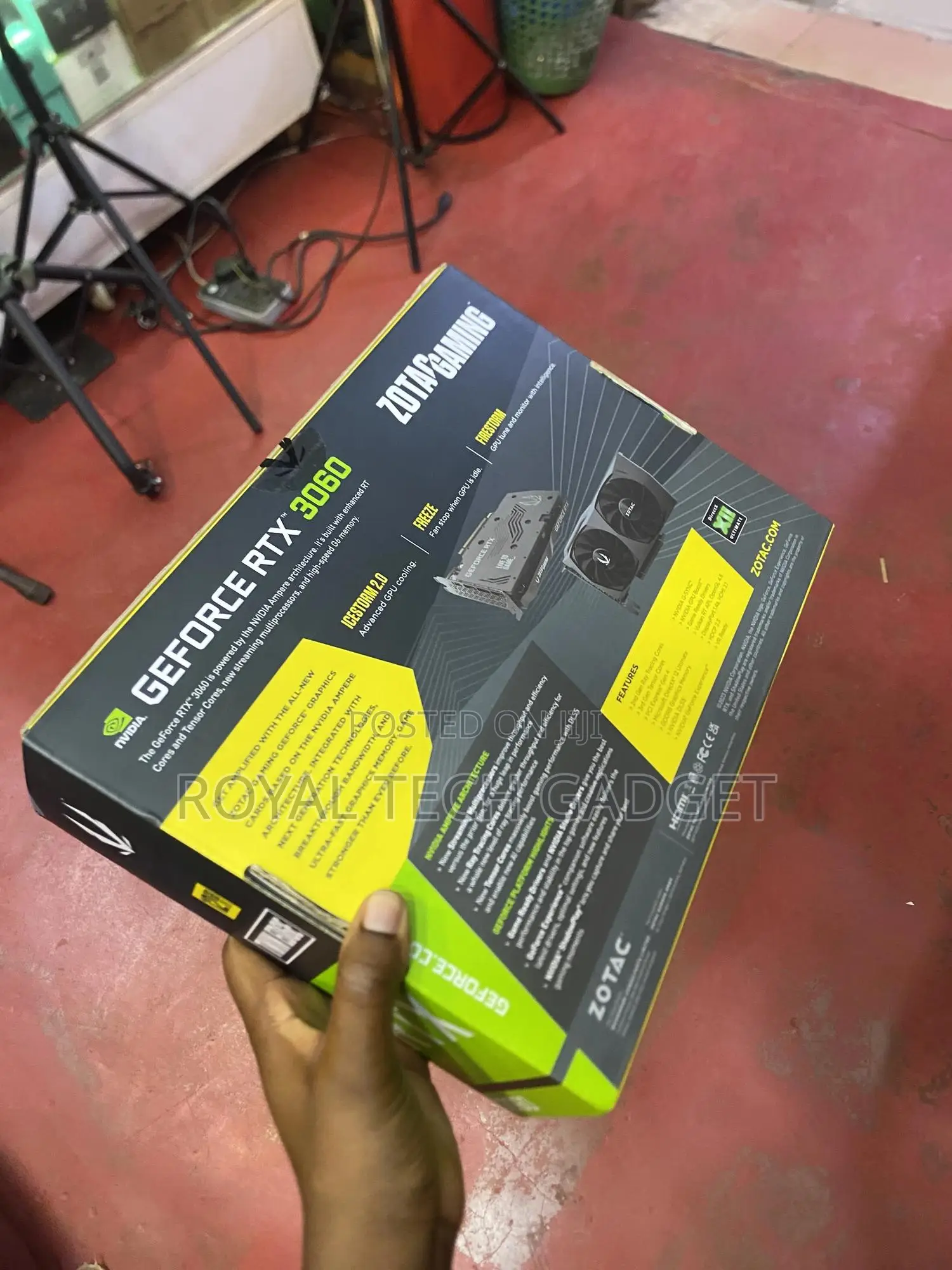 Geforce RTX 3060 Nvidia 12gb Ddr6 Zotac Gaming Graphics Card