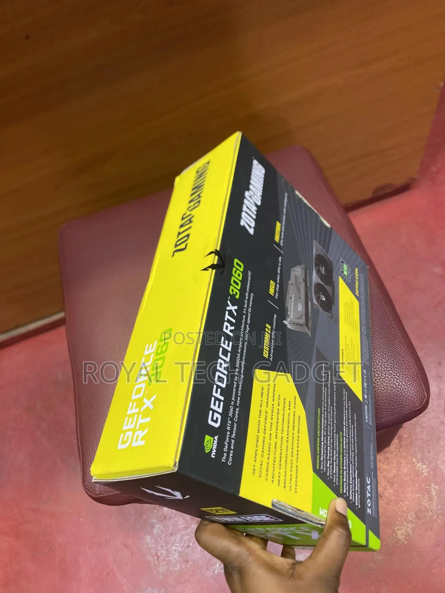 Geforce RTX 3060 Nvidia 12gb Ddr6 Zotac Gaming Graphics Card