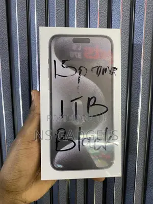 New Apple iPhone 15 Pro Max 1 TB Black