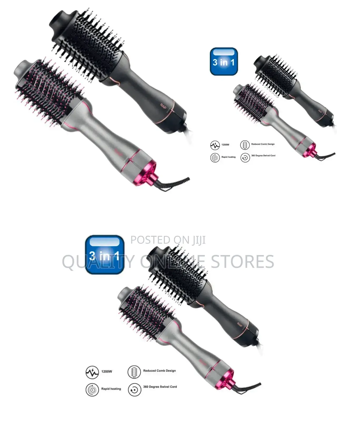 Raf Hair Straightener Brush
