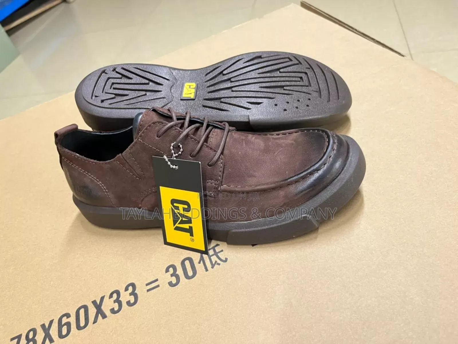 Cat Men's Founders Mid Coach Leather Sneakers