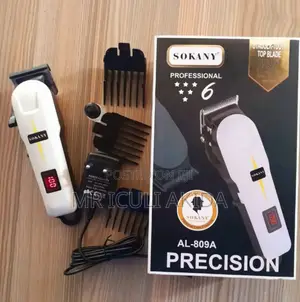 Sokany Professional Rechargeable Hair Clippers With Display