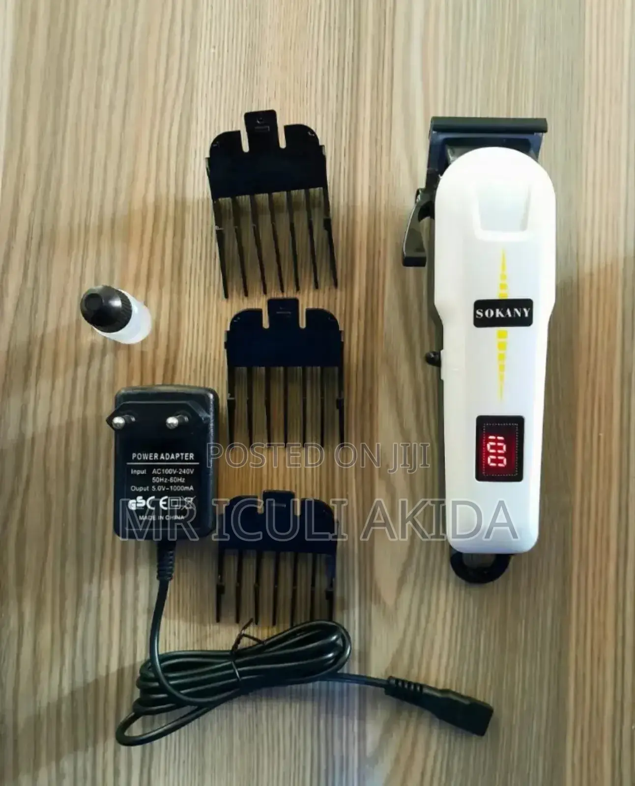 Sokany Professional Rechargeable Hair Clippers With Display