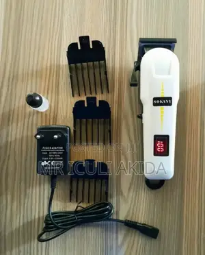 Sokany Professional Rechargeable Hair Clippers With Display