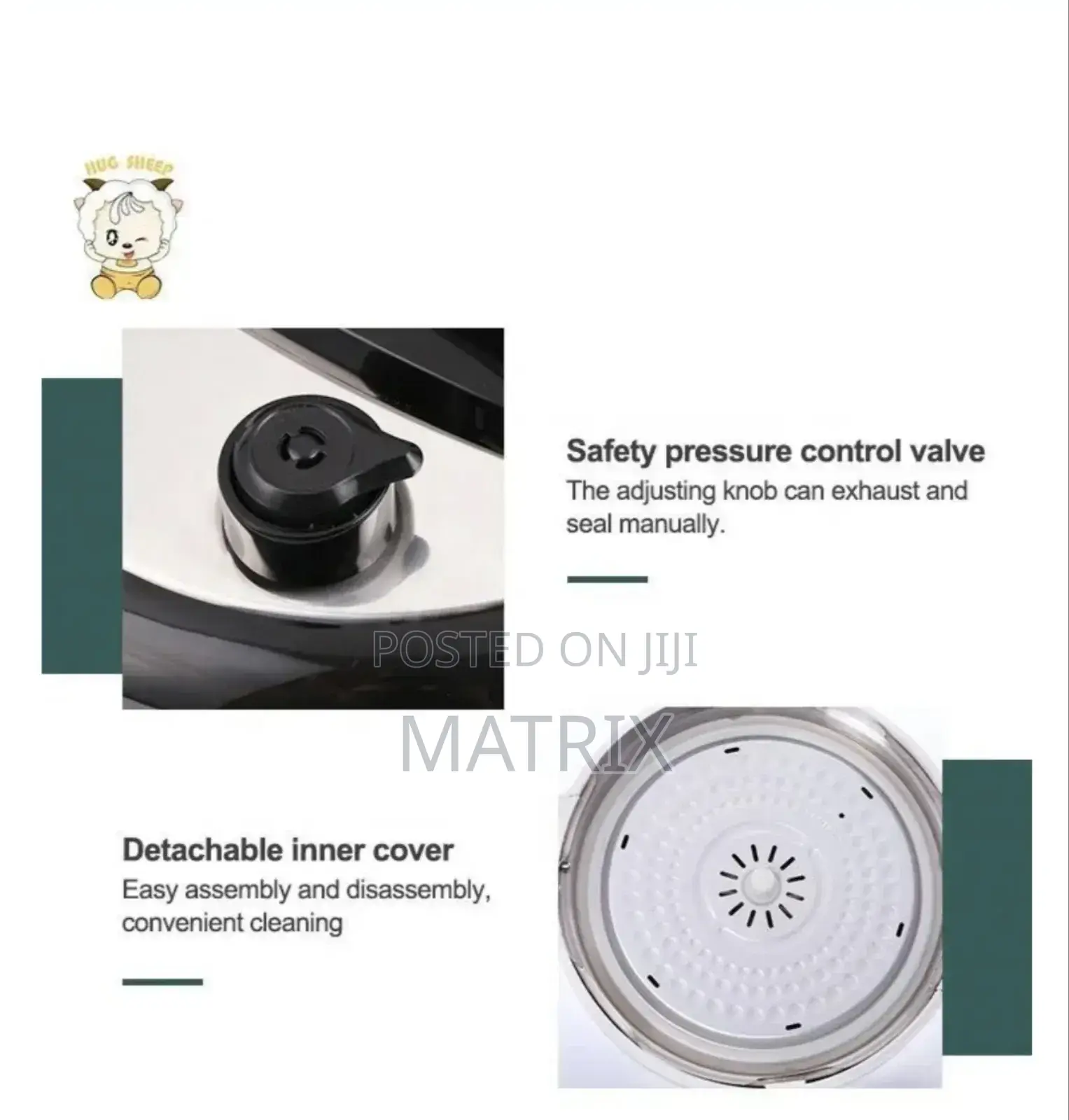 Hoffmans Pressure Cooker 6.5liter