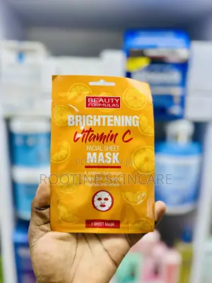 Photo - Beauty Formulas Brightening Vitamin C Facial Sheet Mask