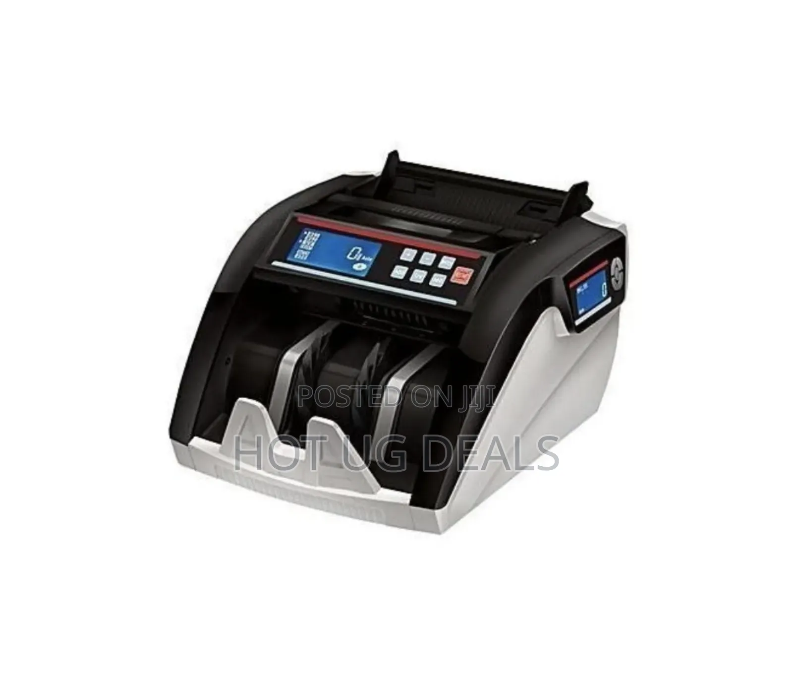 Money Counting Machine Counterfeit Detector - Black/White