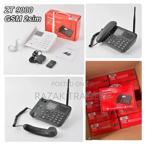 Dlna Zt9000 Dual Sim Land Phone, Auto Call Record Fm Radio