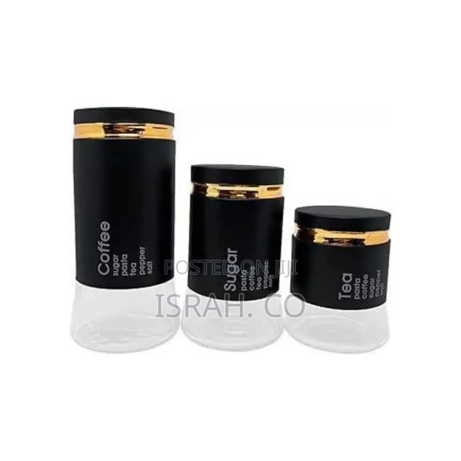 Food Storage Containers 3 Jars Organizer