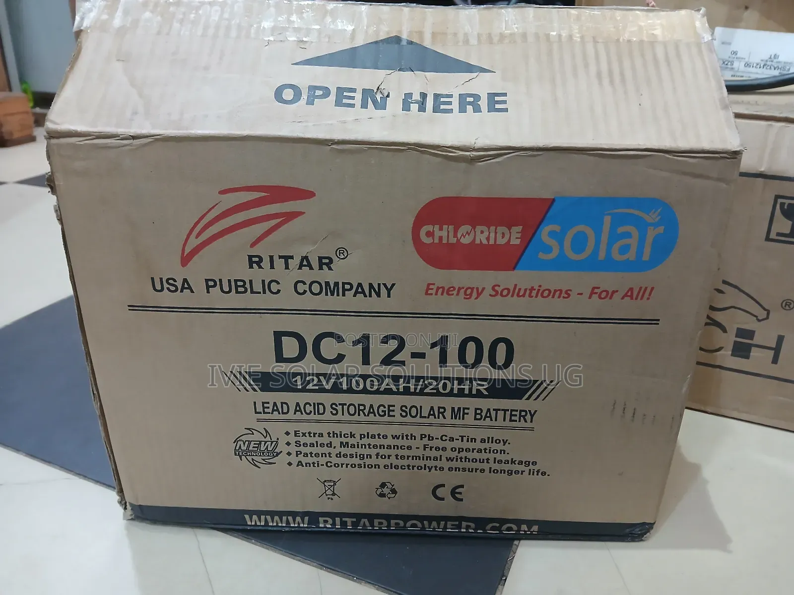 Ritar Battery 100ah