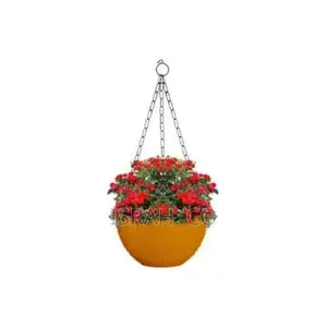 Rattan Hanging Flower Pots